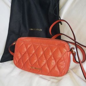 Vera Bradley leather cross body purse